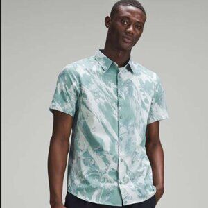 Lululemon Airing Easy Short Sleeve Button Down Shirt
